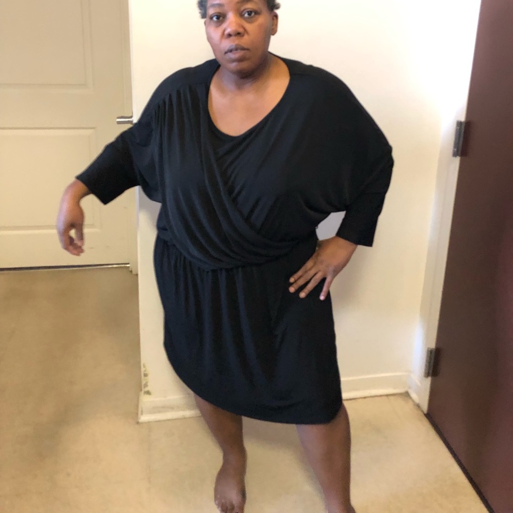 Black dress long sleeve fancy Lane Bryant